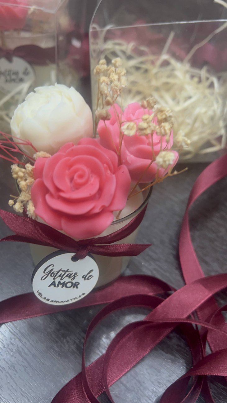 Ramo de rosas de cera de Gotitas de Amor, foto 3