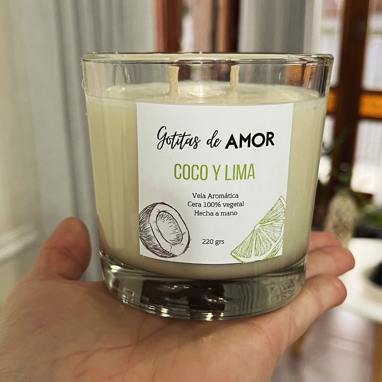 Vela Línea Flores de Gotitas de Amor, foto 3