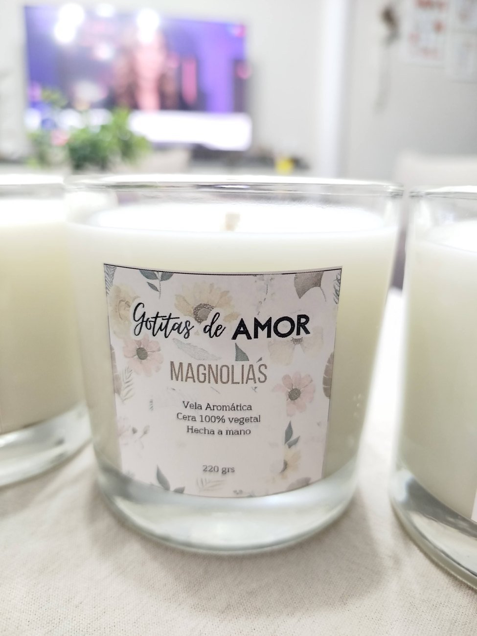 Vela Línea Flores de Gotitas de Amor, foto 4